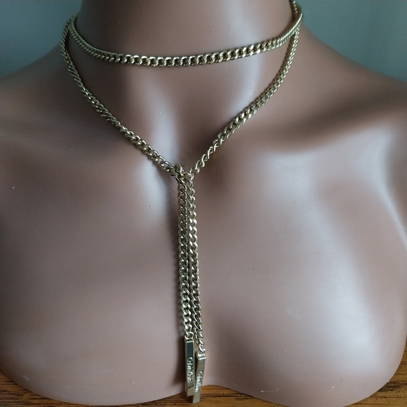 Calvin Klein Jewelry - Calvin Klein Gold Double Chain Necklace